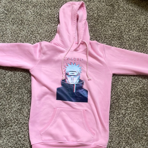 Naruto Pain Hoodie Pink
